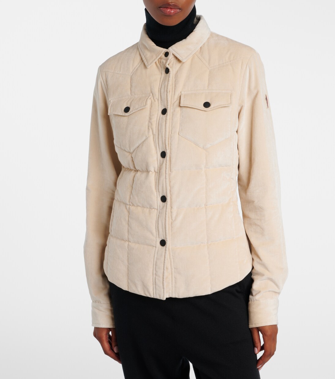 Nangy cotton-blend down overshirt | Moncler Grenoble