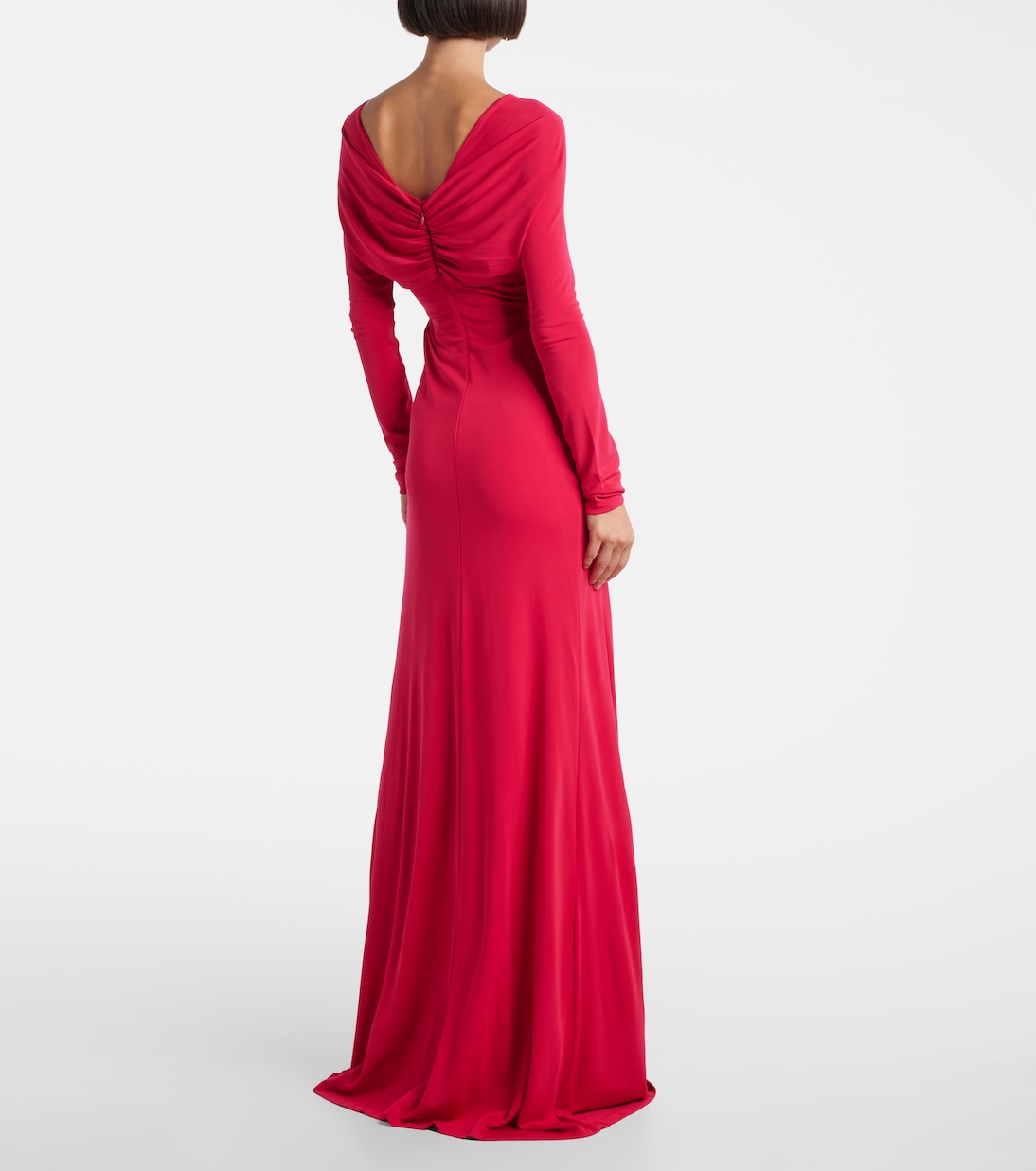 Arced Palm cutout gathered gown | Christopher Esber