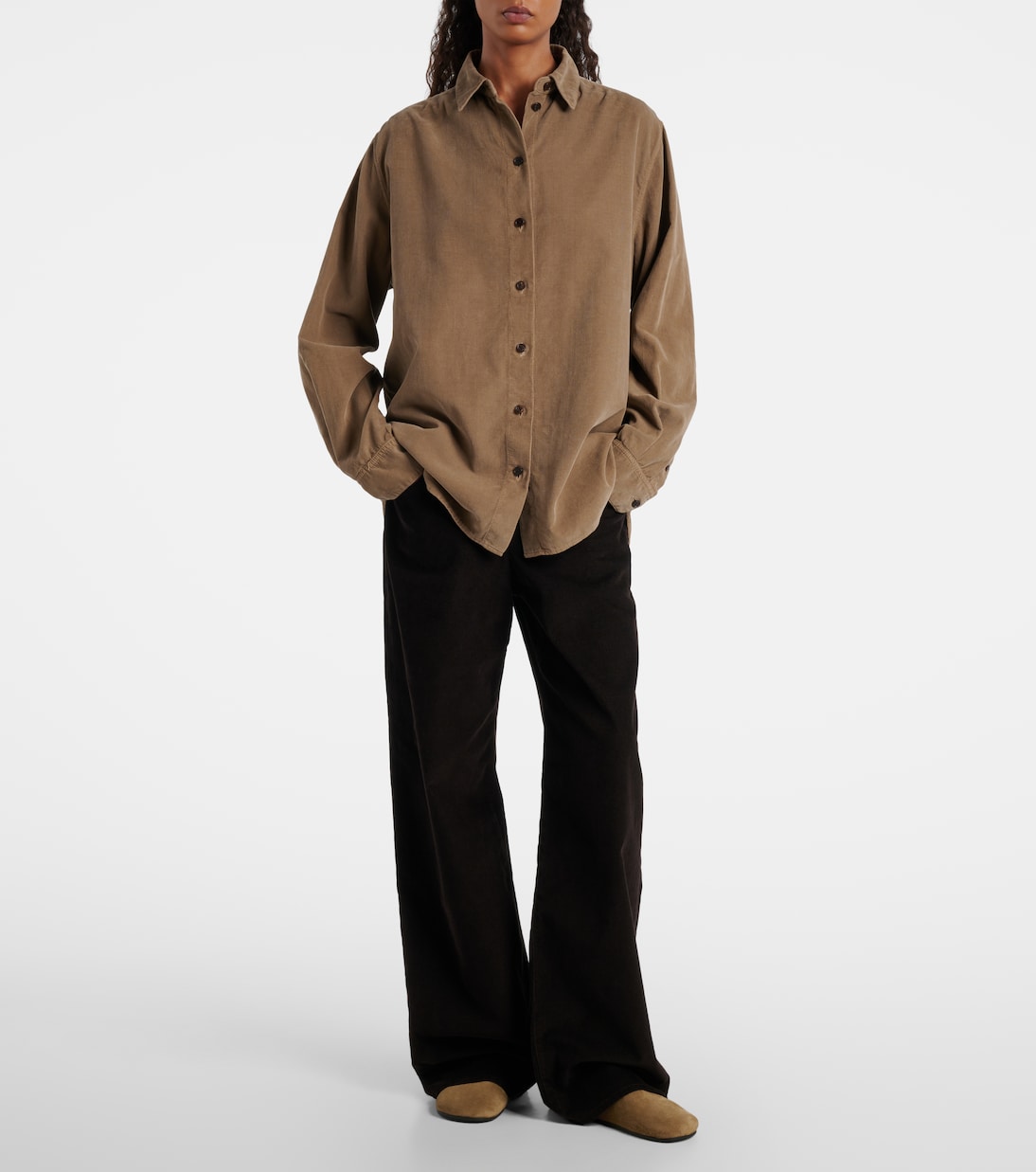 Sisilia cotton corduroy shirt | The Row