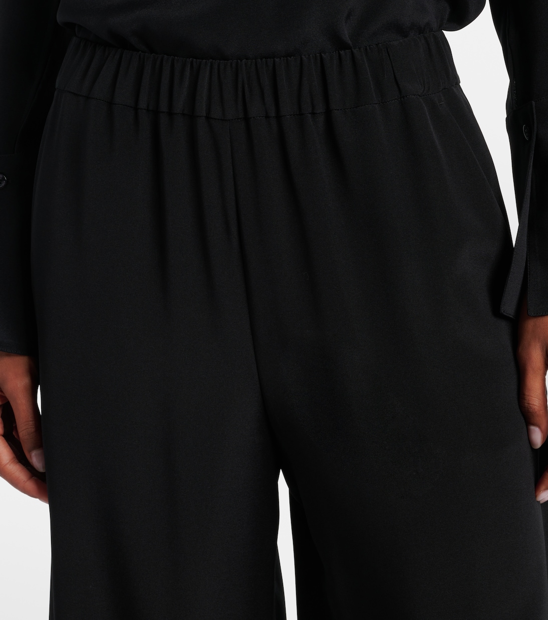 Weite Hose Bonn aus Crêpe de Chine  | Max Mara