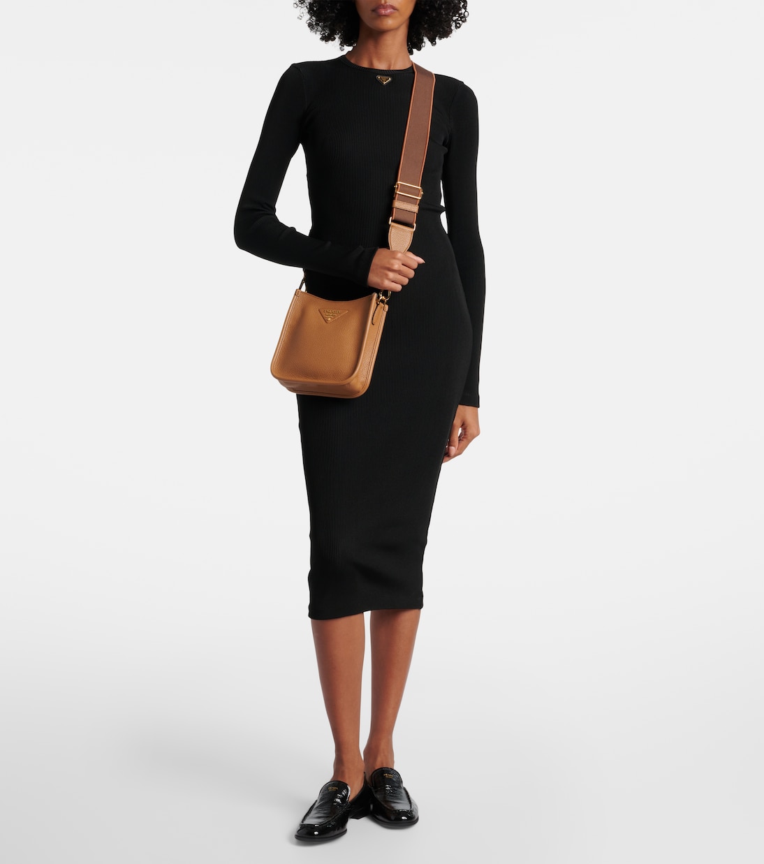 Schultertasche Mini aus Leder | Prada
