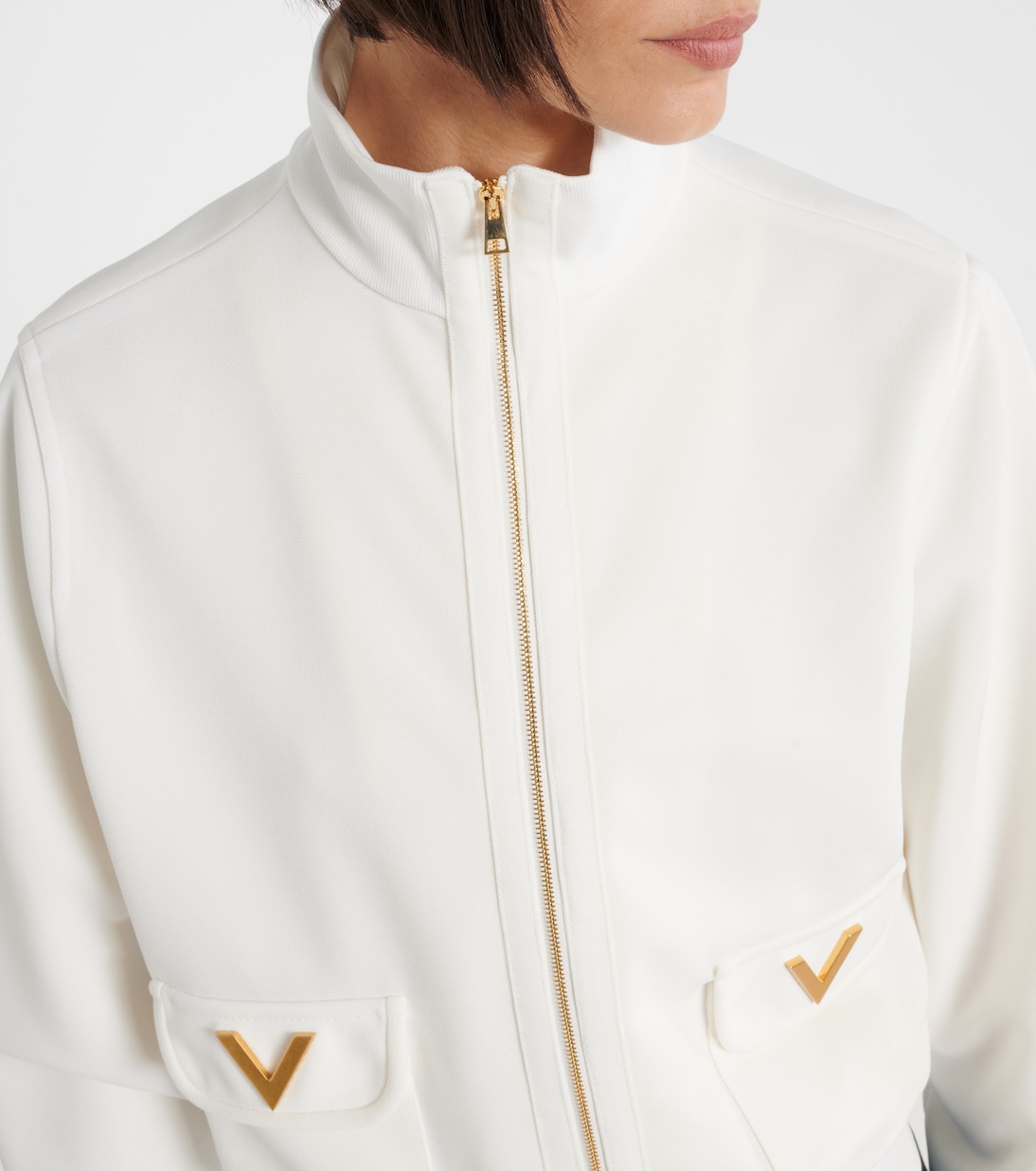 Sweat-shirt zippé à logo | Valentino