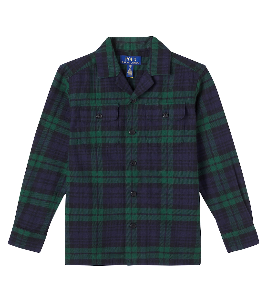 Plaid cotton overshirt | Polo Ralph Lauren Kids