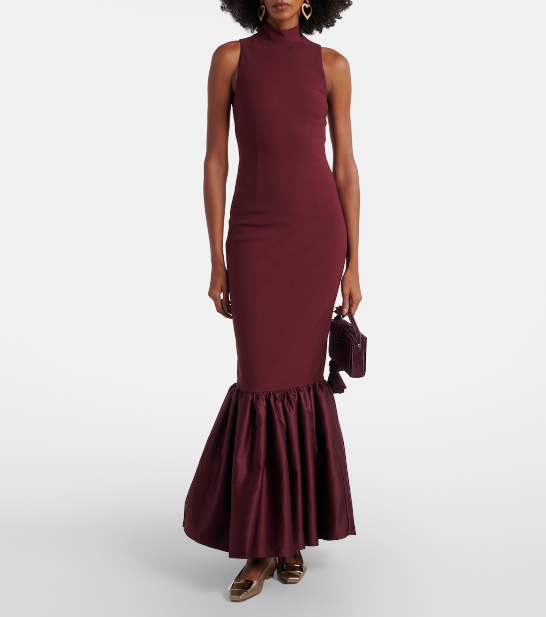 Gathered maxi dress | Rotate