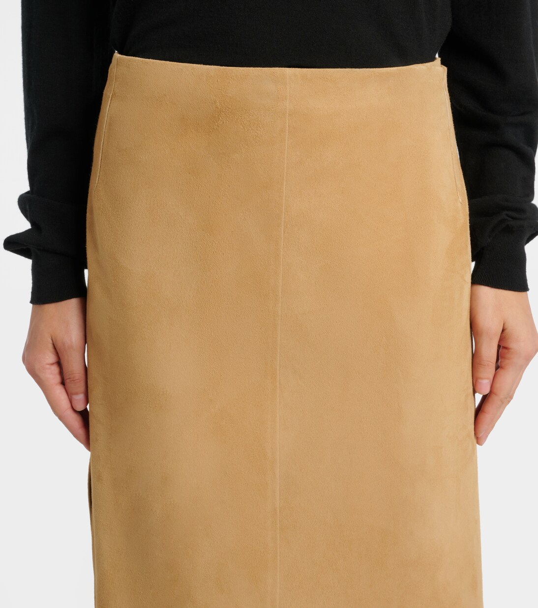 Danas suede wrap skirt | The Row