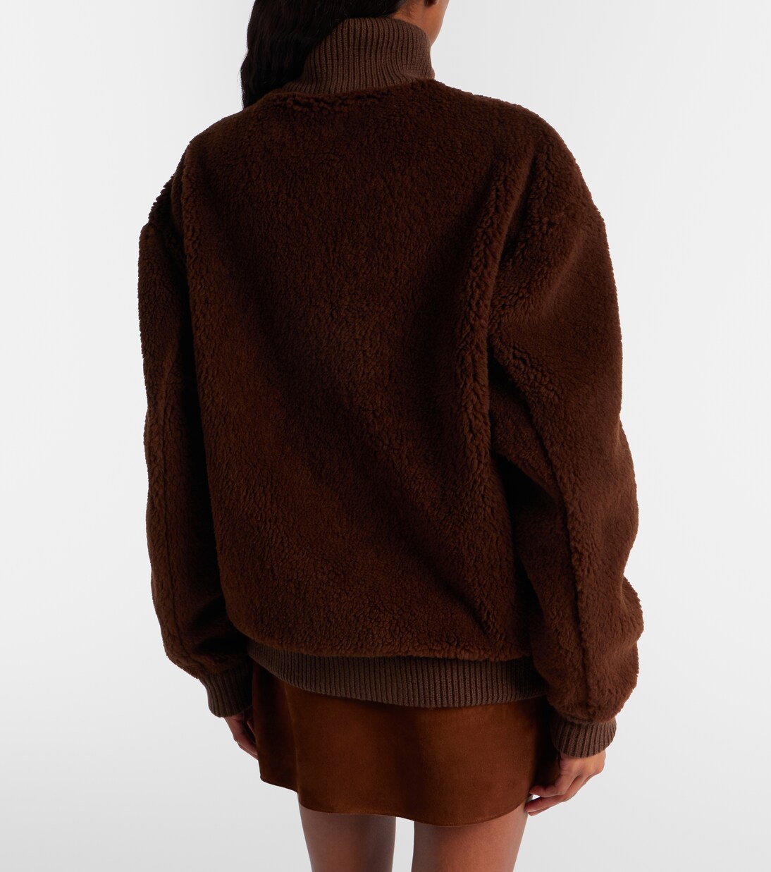 Giacca in pile di misto lana | Prada