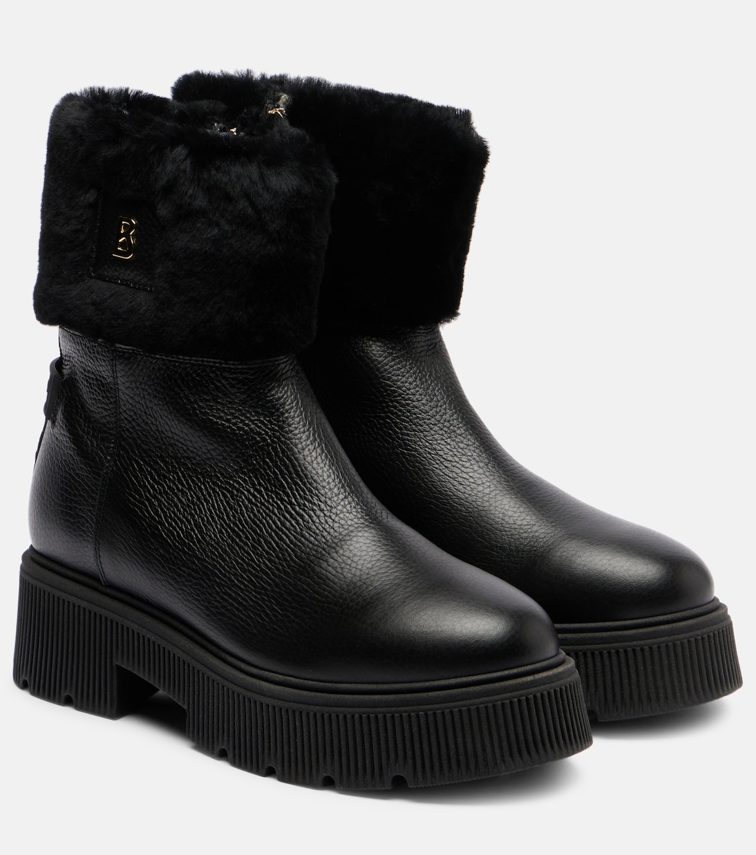 Turin shearling-lined leather ankle boots | Bogner