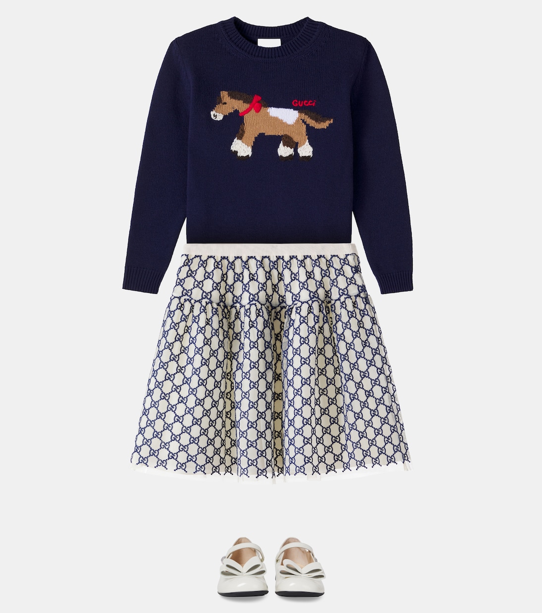 Pull intarsia en laine | Gucci Kids