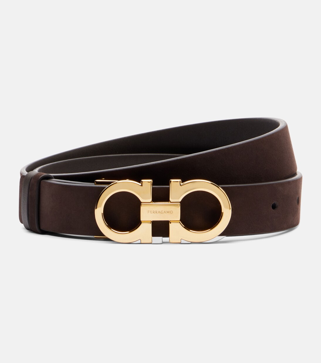 Gancio Mediterraneo leather belt | Ferragamo