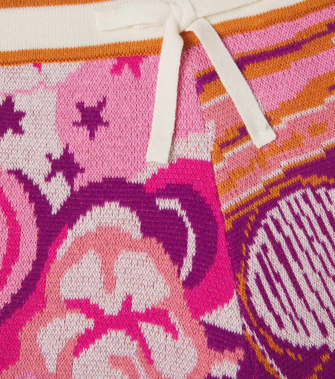 Printed knitted cotton shorts | Zimmermann Kids