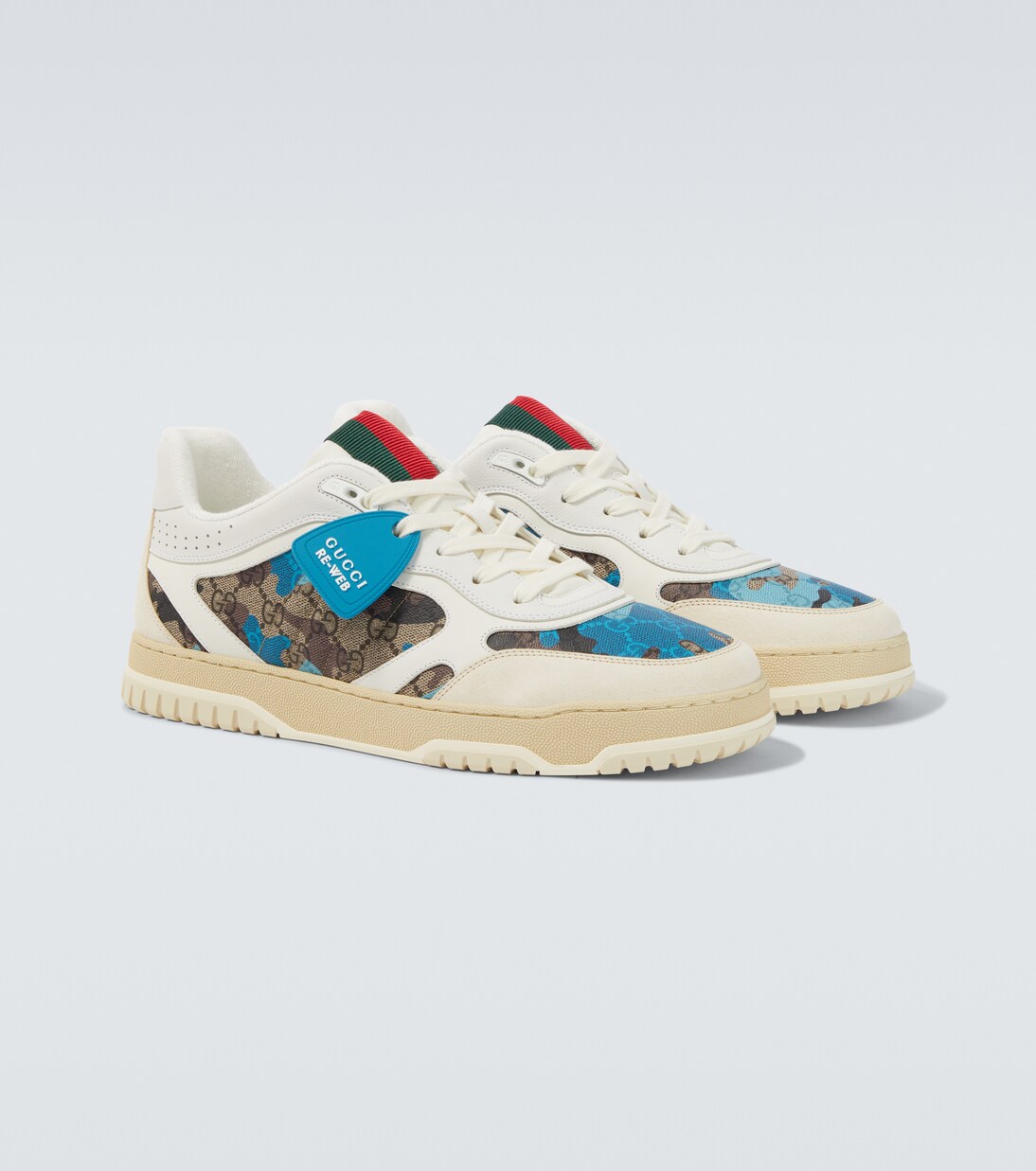Zapatillas con piel y GG | Gucci
