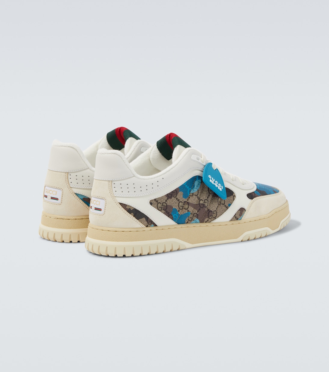 Zapatillas con piel y GG | Gucci