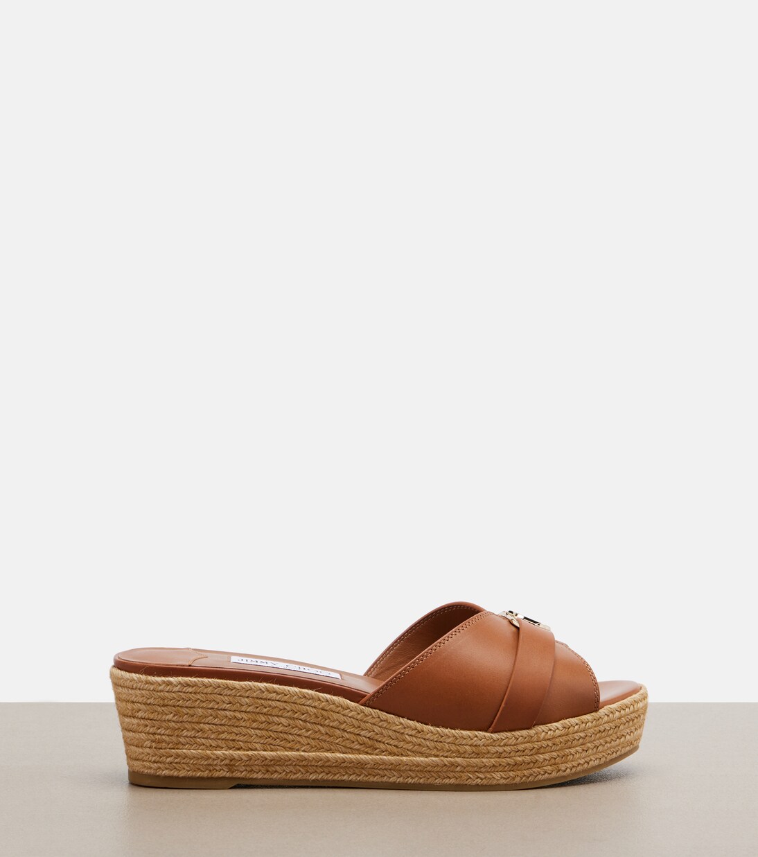 Leda 레더 에스파드리유 웨지 슈즈 | Jimmy Choo