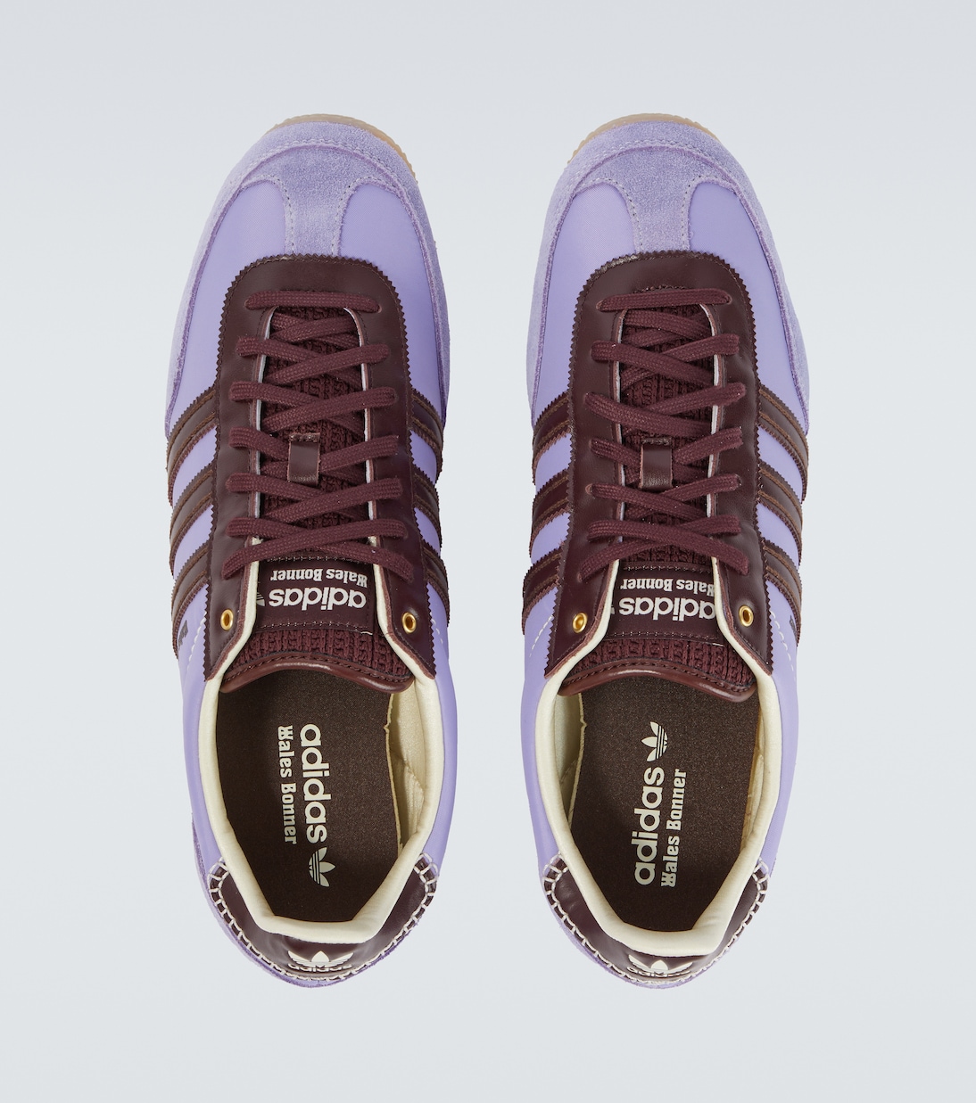 x Wales Bonner Japan suede-trimmed sneakers | Adidas