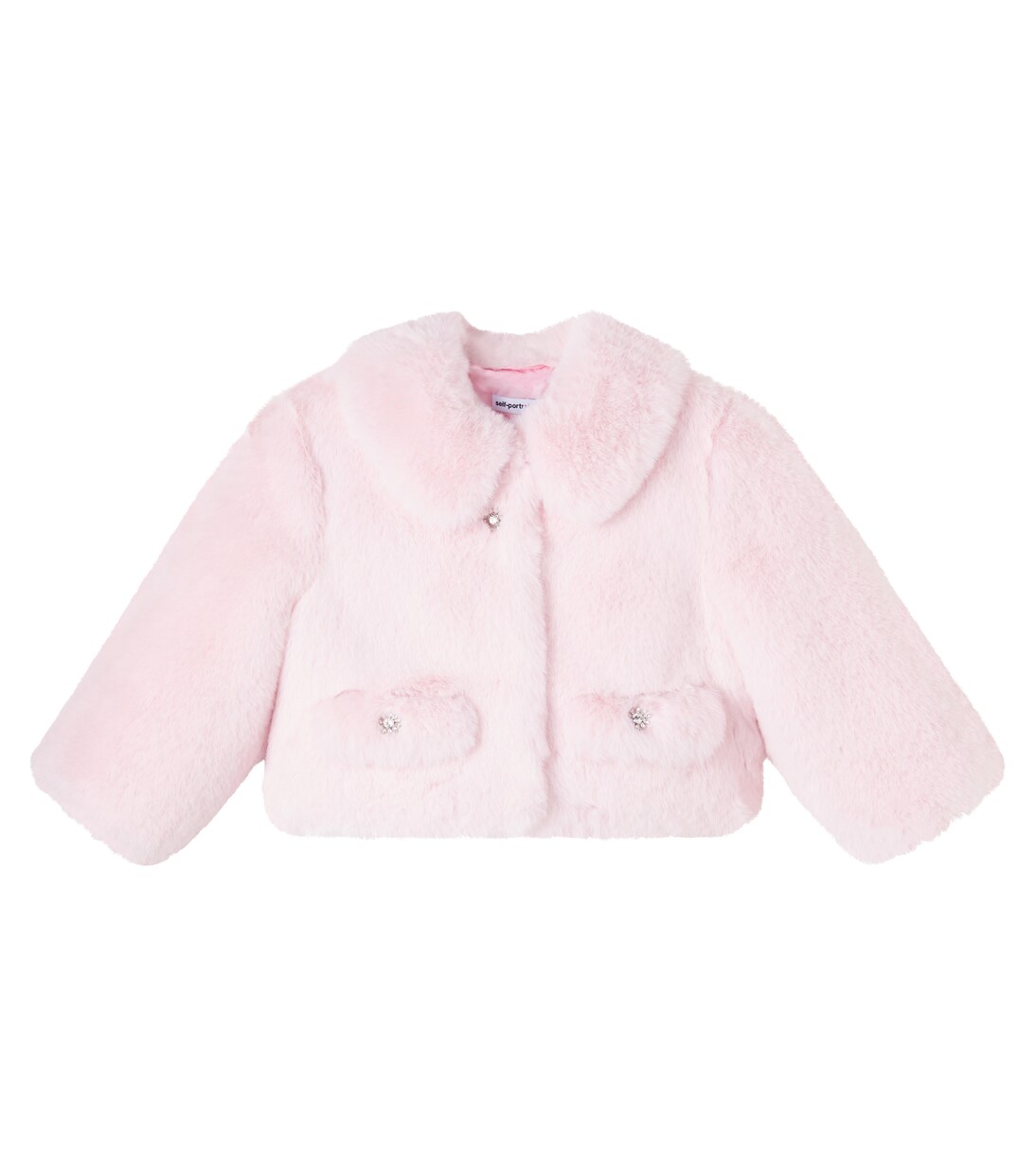 Chaqueta cropped afelpada | Self-Portrait Kids