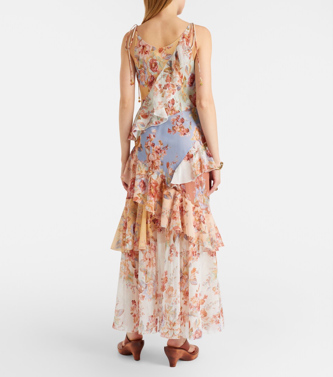 Awaken floral cotton and silk maxi dress | Zimmermann