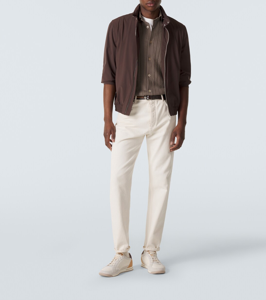 Ribbed-knit cotton cardigan | Brunello Cucinelli