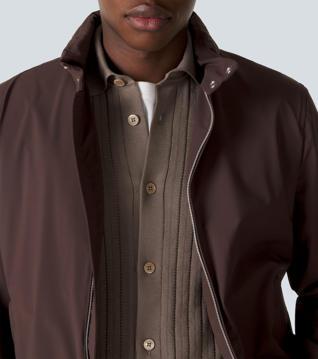 Ribbed-knit cotton cardigan | Brunello Cucinelli