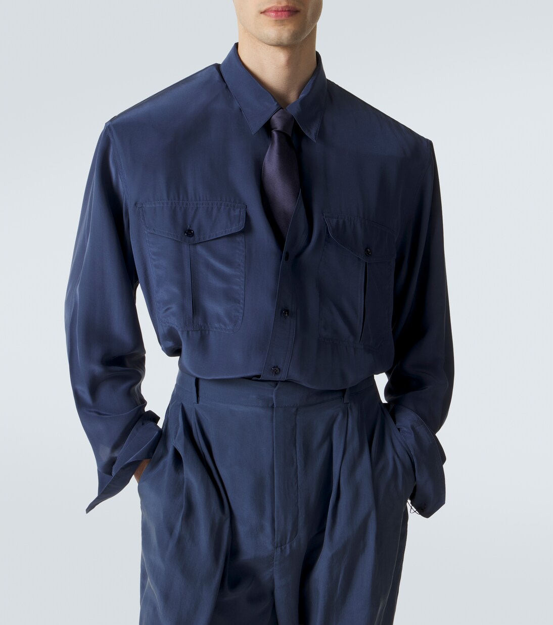 Satin shirt | Saint Laurent