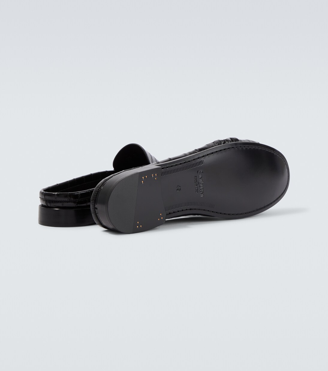 Mules Le Loafer de piel | Saint Laurent