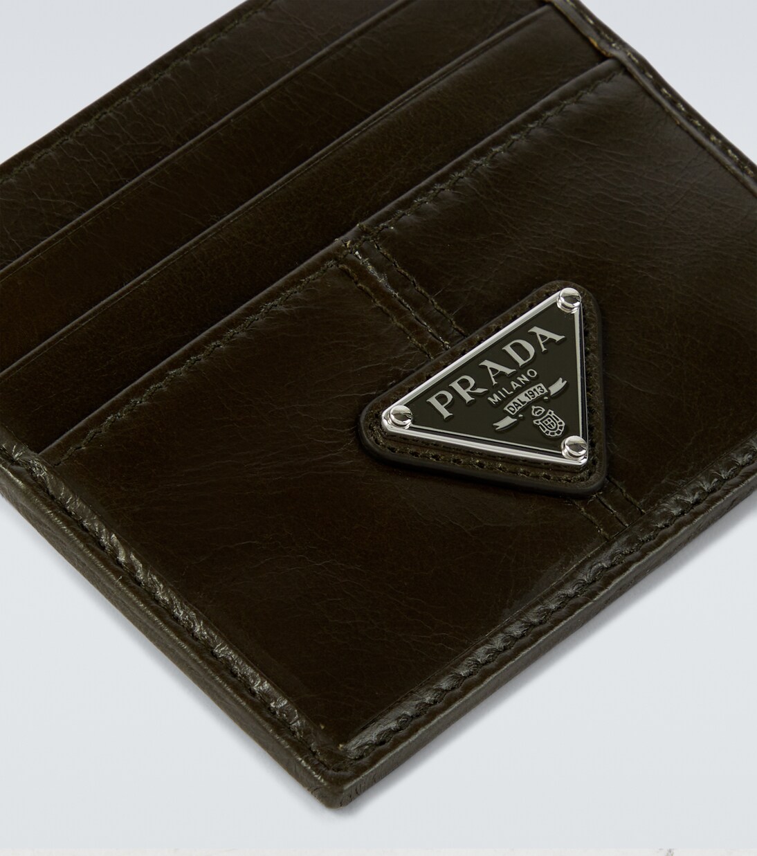 Leather card holder | Prada
