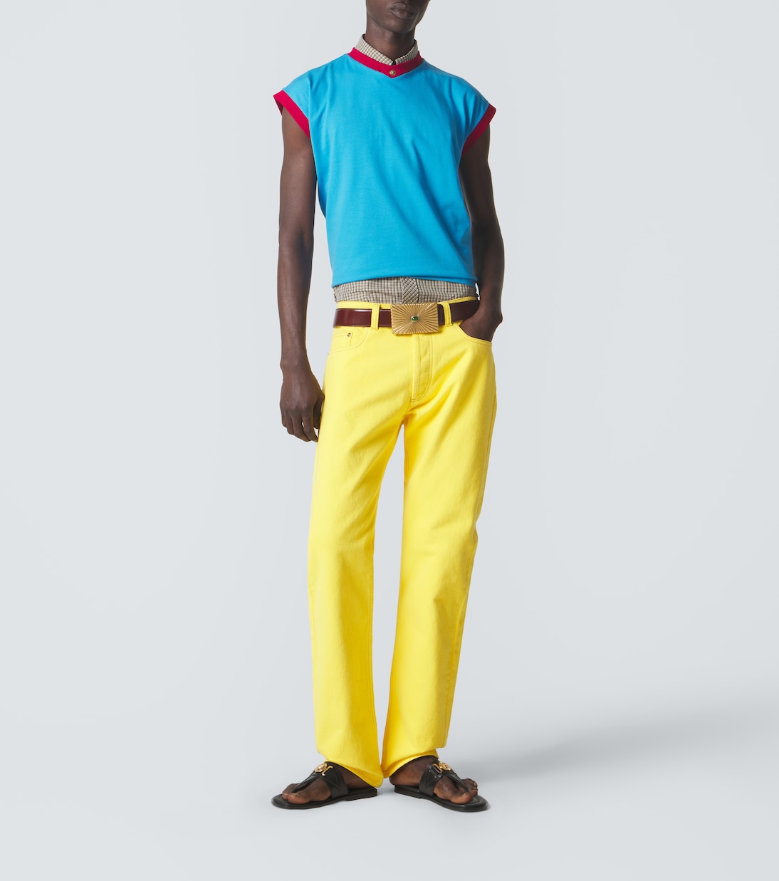 Medusa cotton-blend jersey T-shirt | Versace