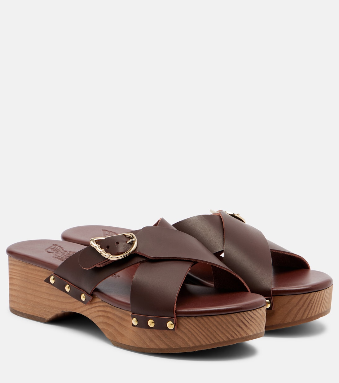 Plateausandalen aus Leder | Ancient Greek Sandals