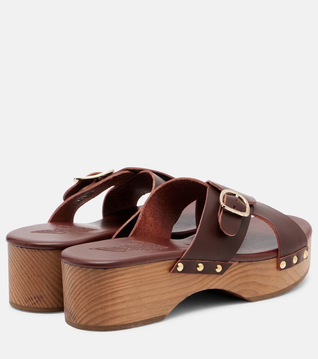 Plateausandalen aus Leder | Ancient Greek Sandals