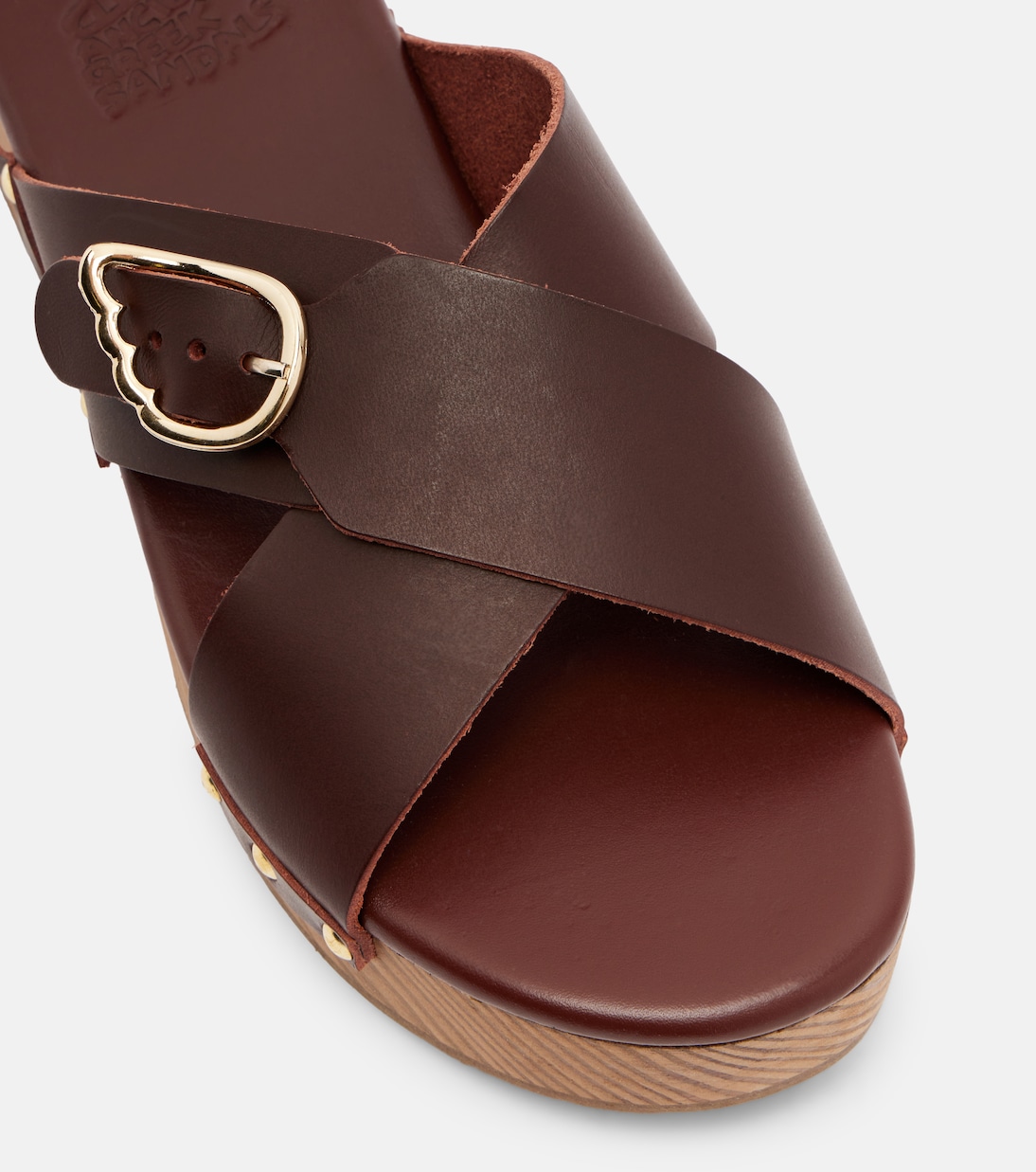 Plateausandalen aus Leder | Ancient Greek Sandals