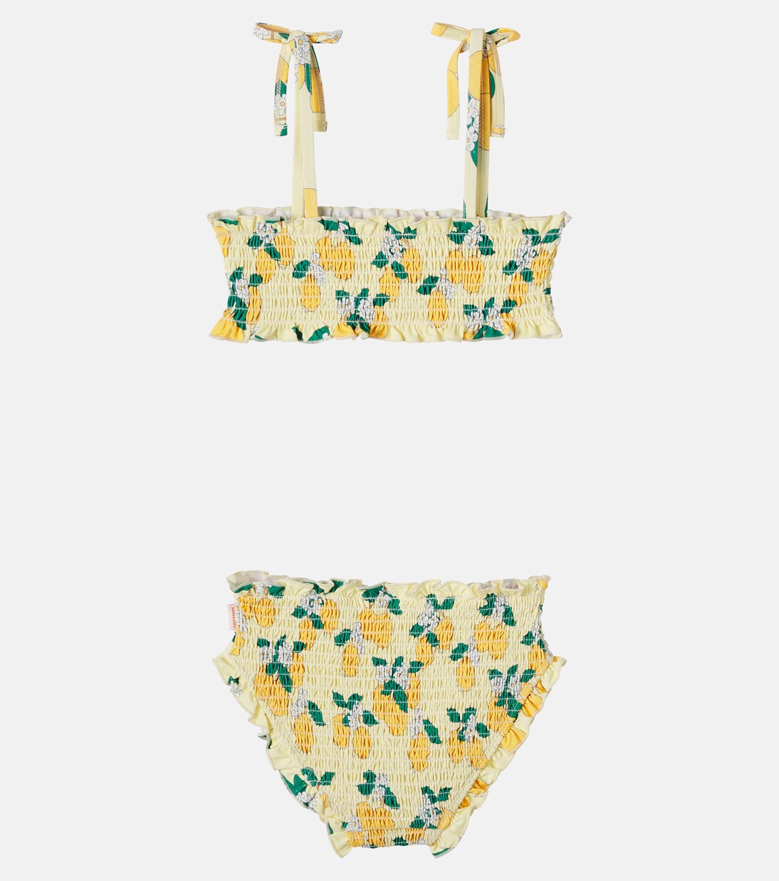 Oranges smocked bikini | Tinycottons