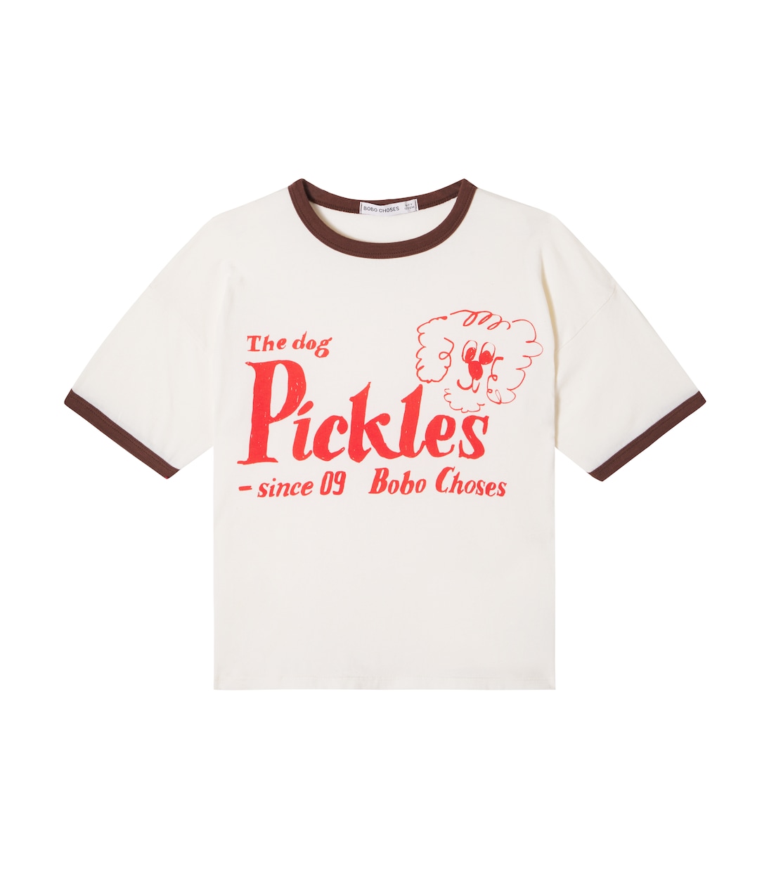 T-shirt Pickles The Dog en coton | Bobo Choses