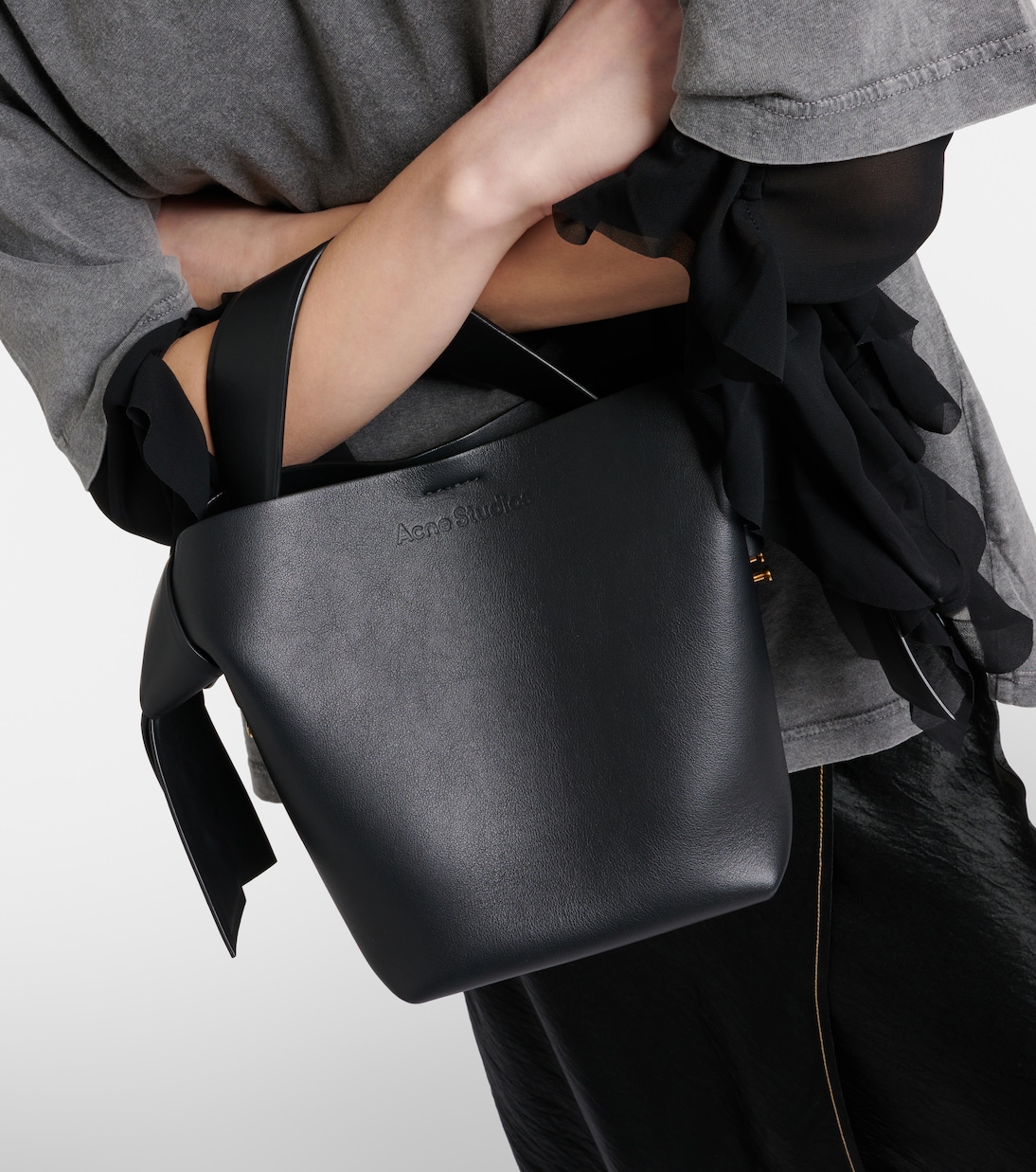 Musubi Mini leather shoulder bag | Acne Studios