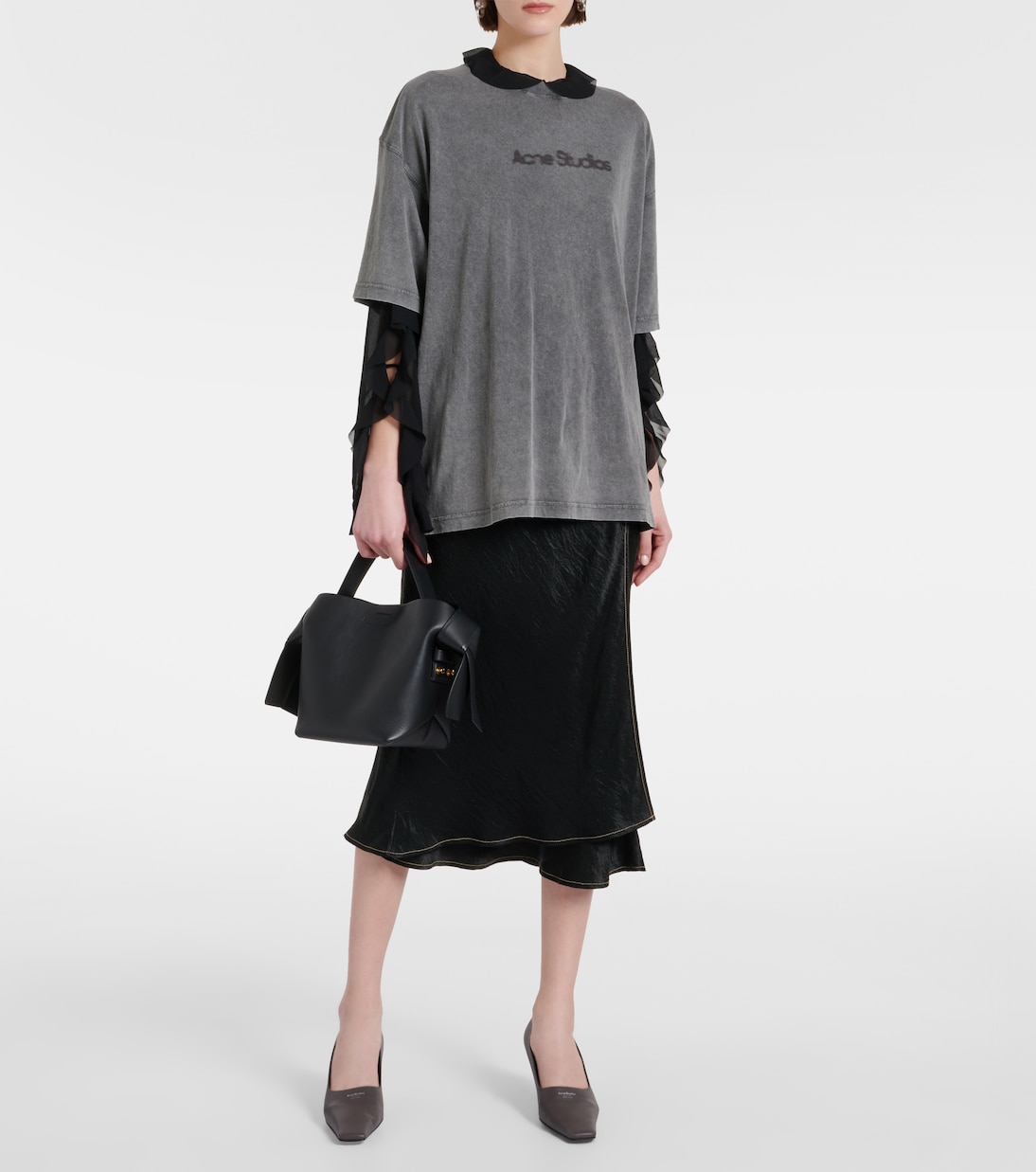 Musubi Mini leather shoulder bag | Acne Studios