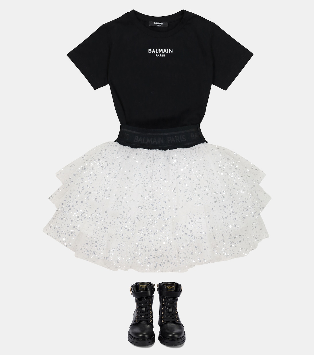 VerzierterTüllrock | Balmain Kids