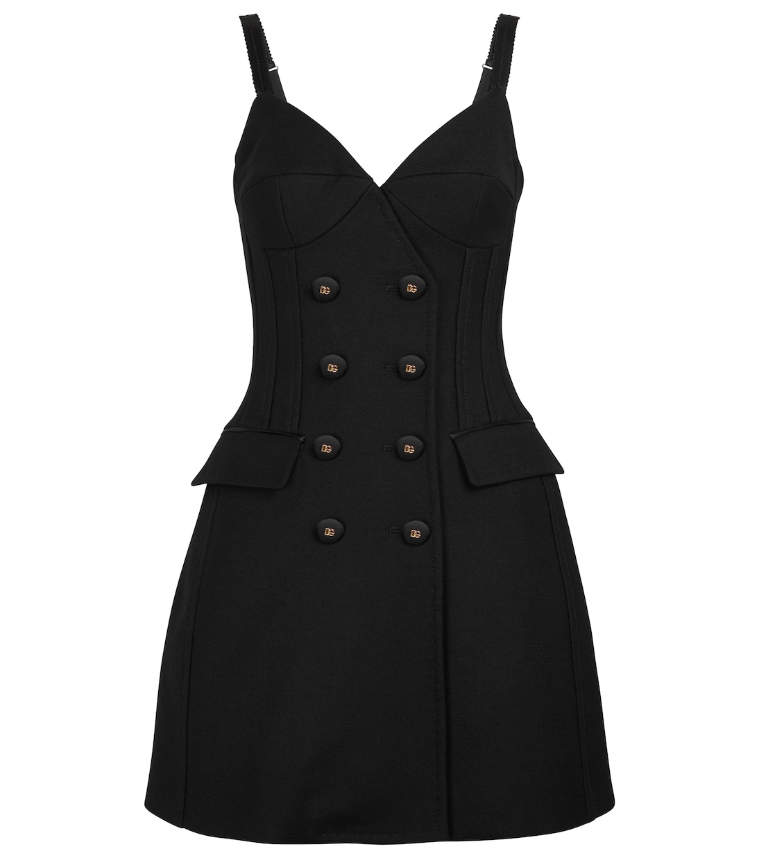 Wool bustier minidress | Dolce&Gabbana