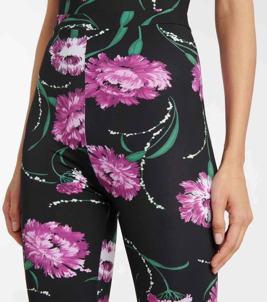 Leggings de tiro alto florales | Rodarte