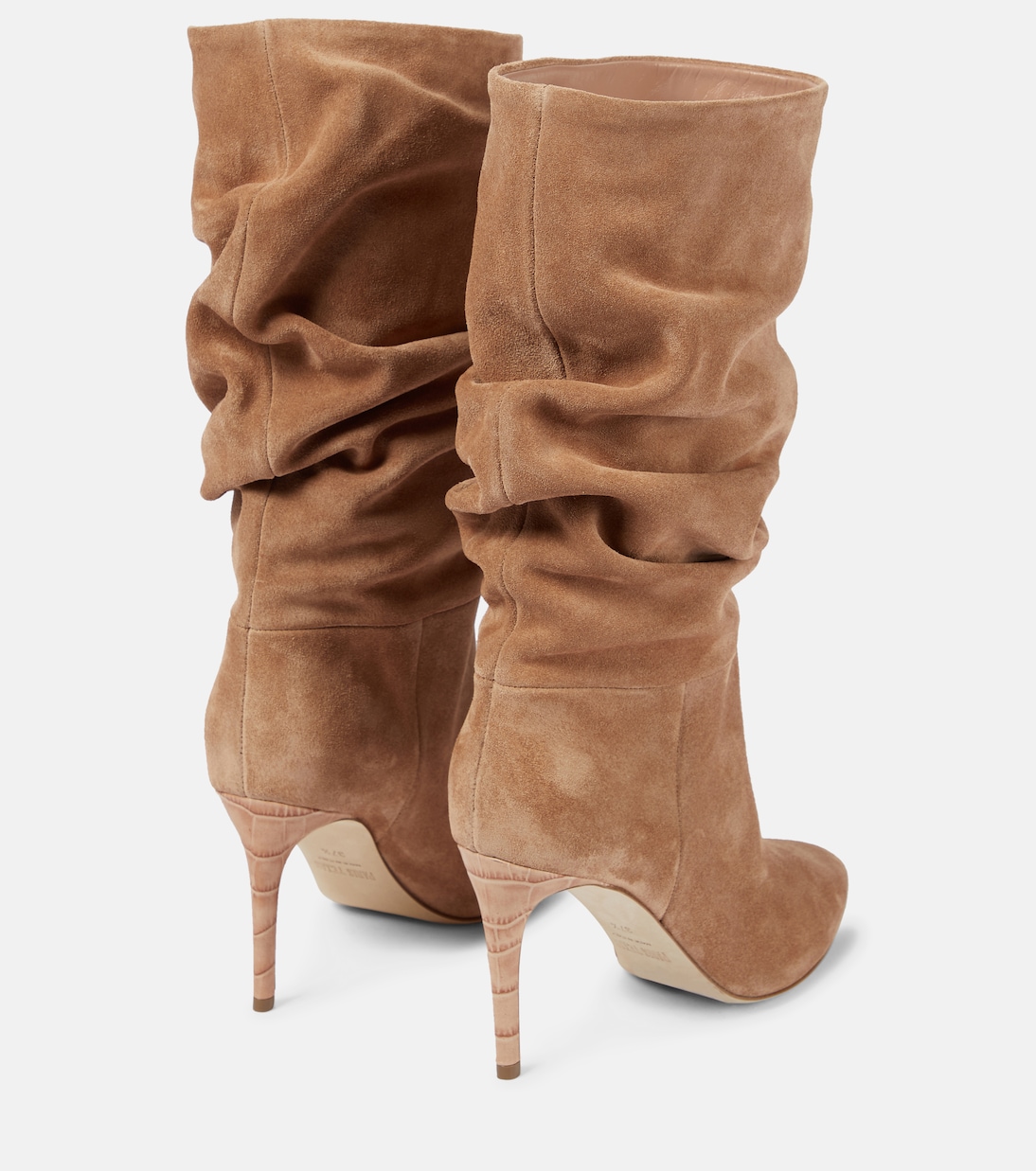 Slouchy suede boots | Paris Texas
