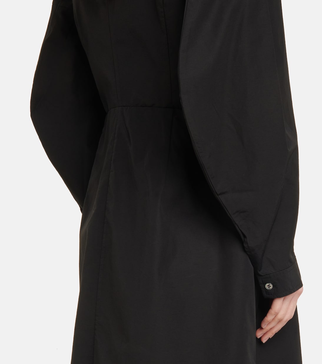 Cotton-blend poplin minidress | Deveaux New York