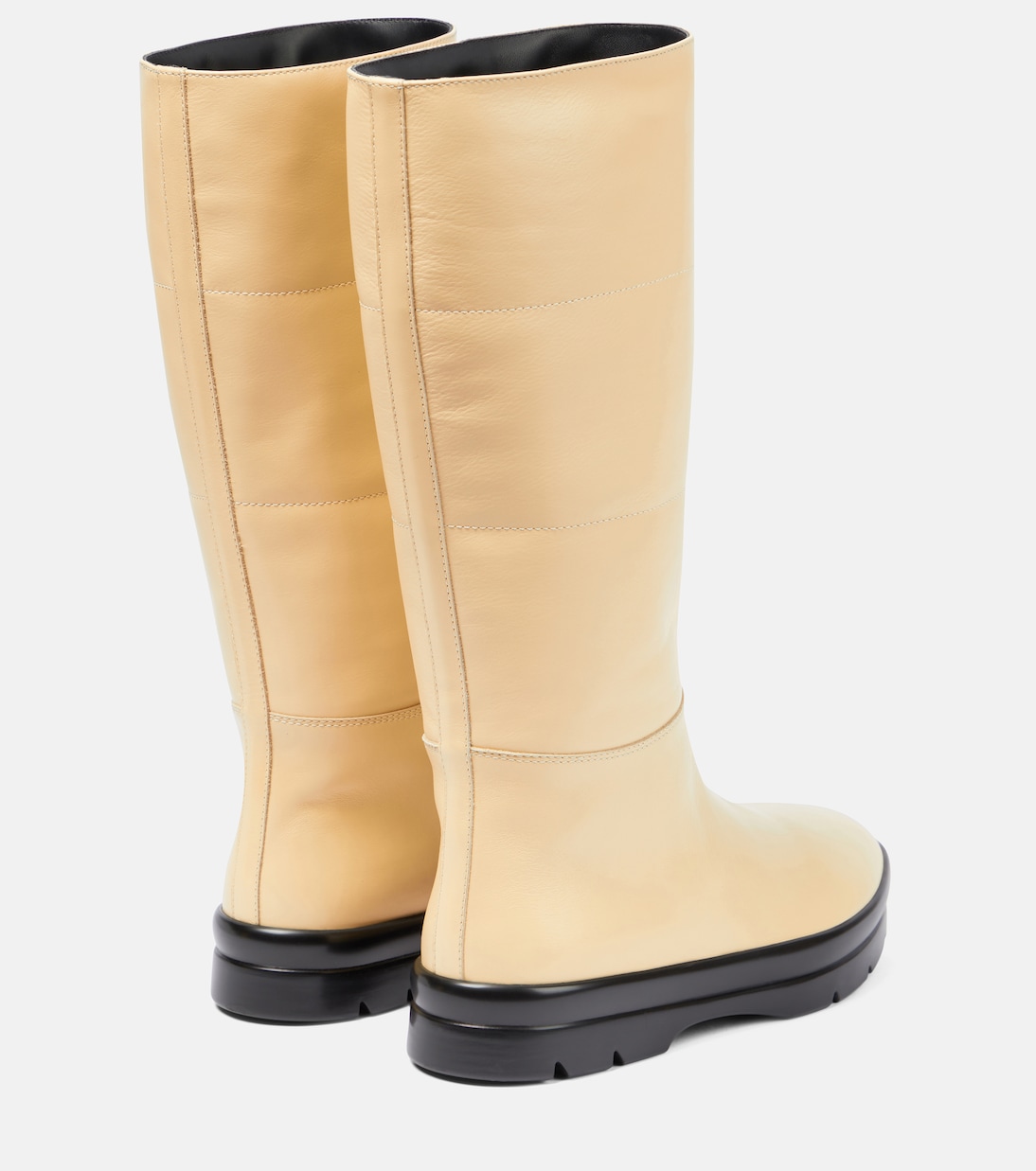 Botas altas Billie de piel | The Row