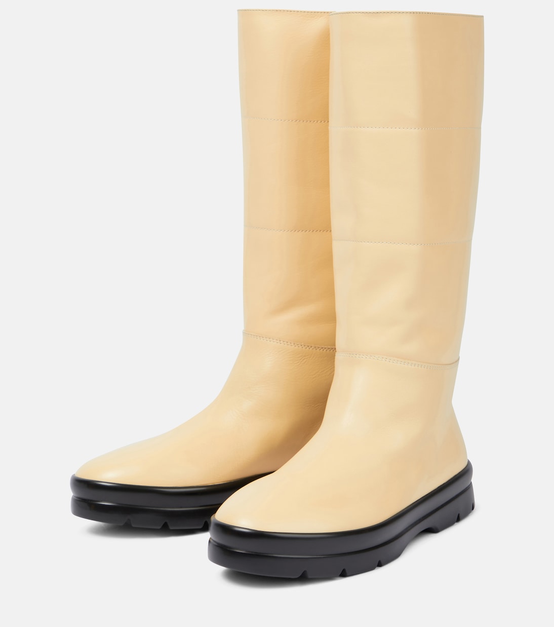 Botas altas Billie de piel | The Row