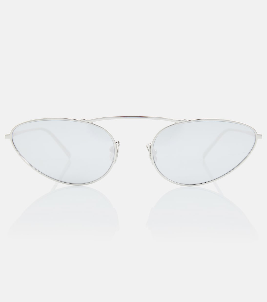 Occhiali da sole ovali in metallo | Saint Laurent