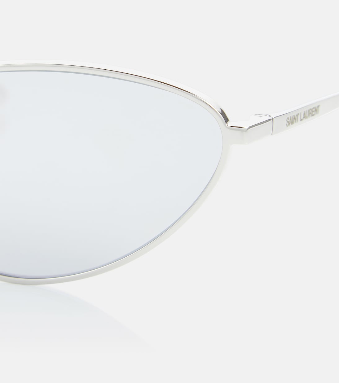 Occhiali da sole ovali in metallo | Saint Laurent