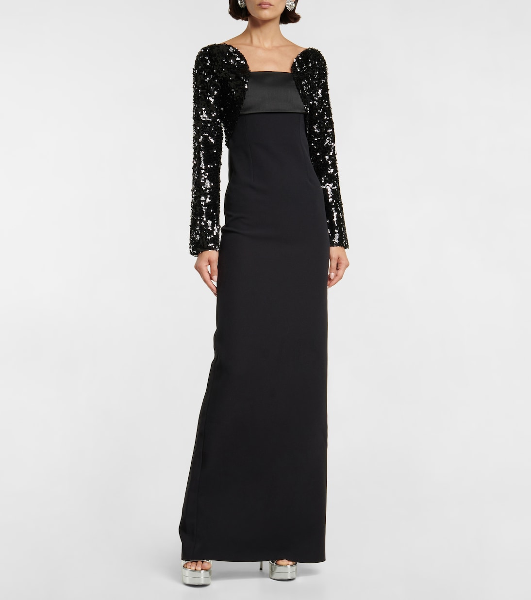 Robe Liza aus Crêpe | Safiyaa