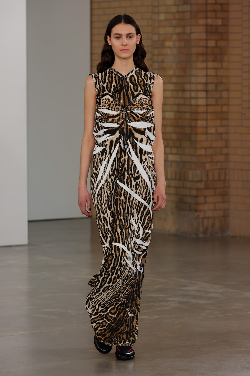 Leopard-print crêpe maxi dress | Proenza Schouler