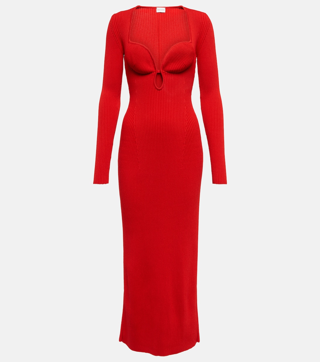 Cutout ribbed-knit midi dress | Magda Butrym