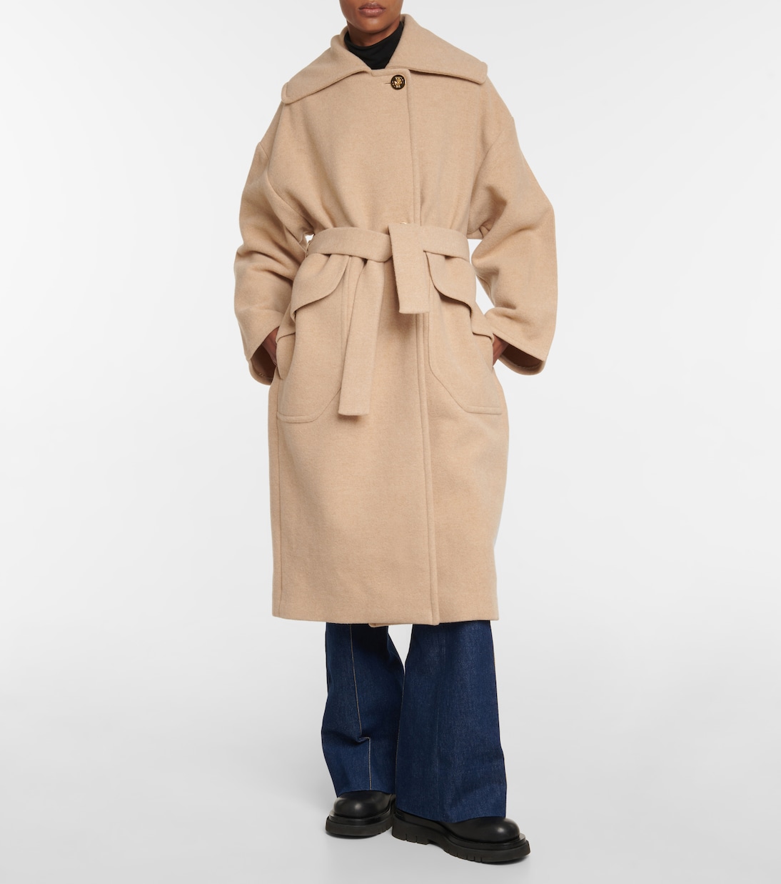 Wool-blend coat | Patou