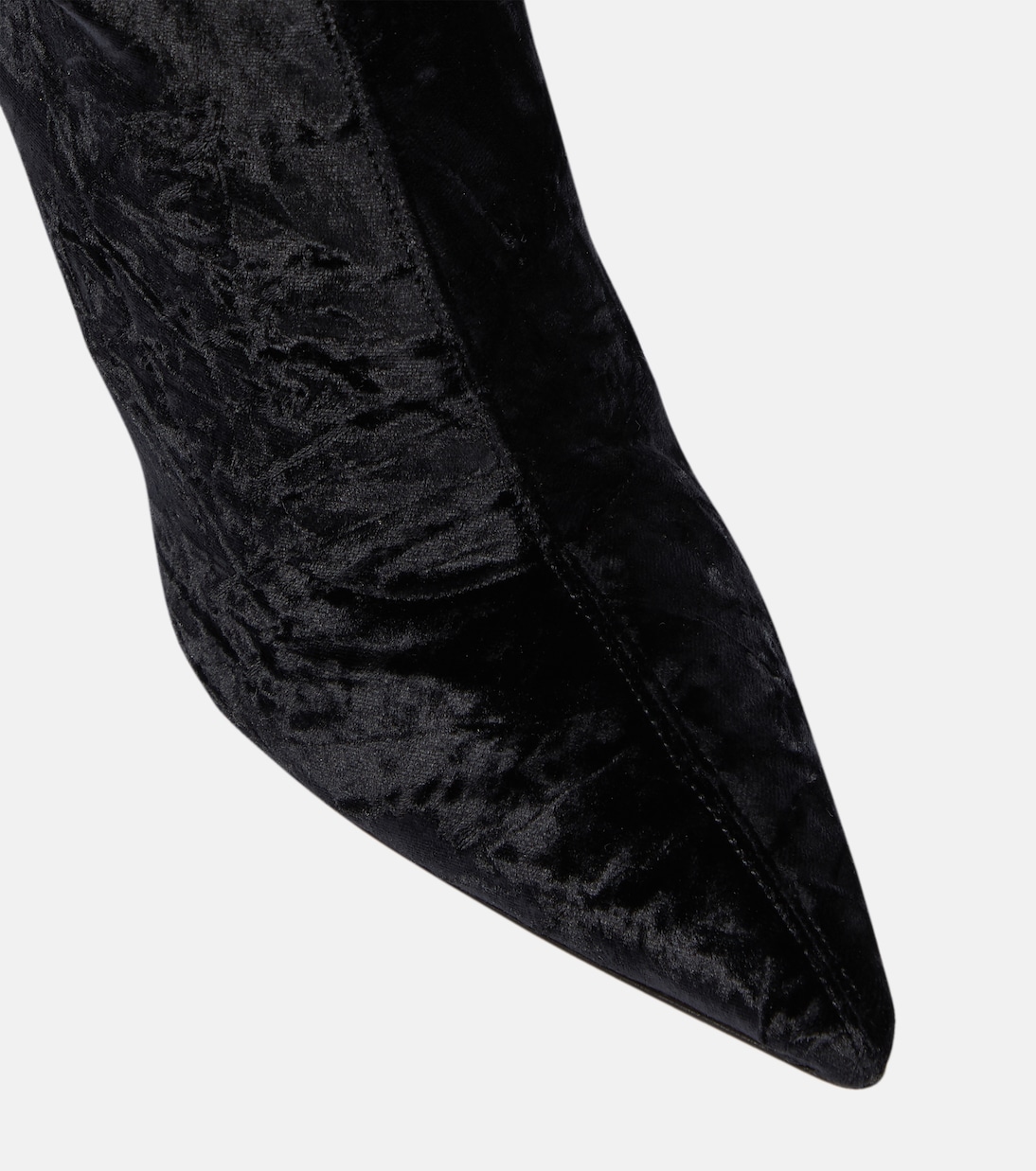 Mama over-the-knee velvet boots | Paris Texas