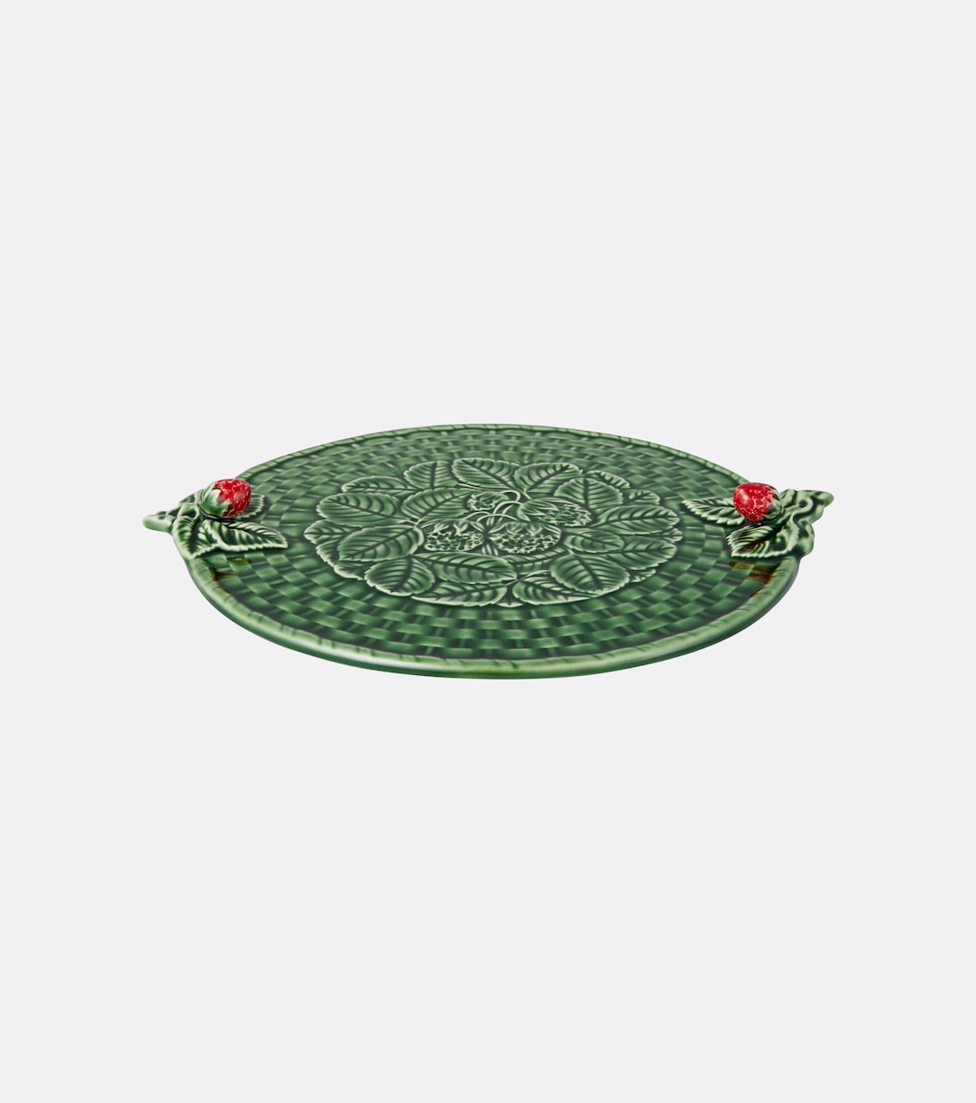 Strawberries ceramic cheese tray | Bordallo Pinheiro