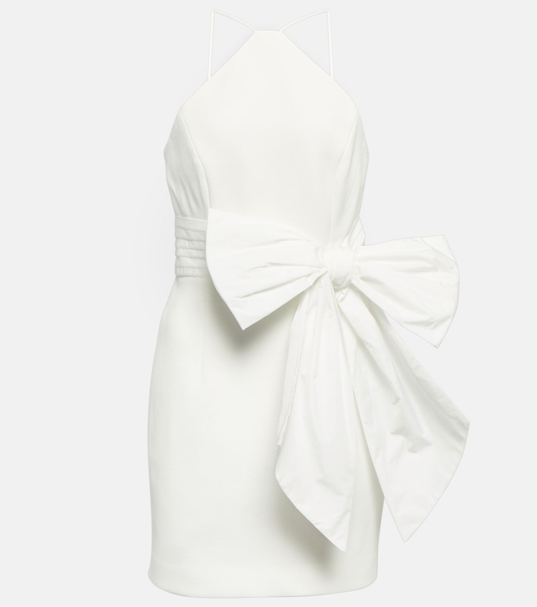 Bridal Grace halterneck minidress | Rebecca Vallance