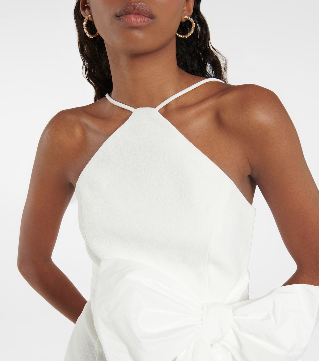 Bridal Grace halterneck minidress | Rebecca Vallance